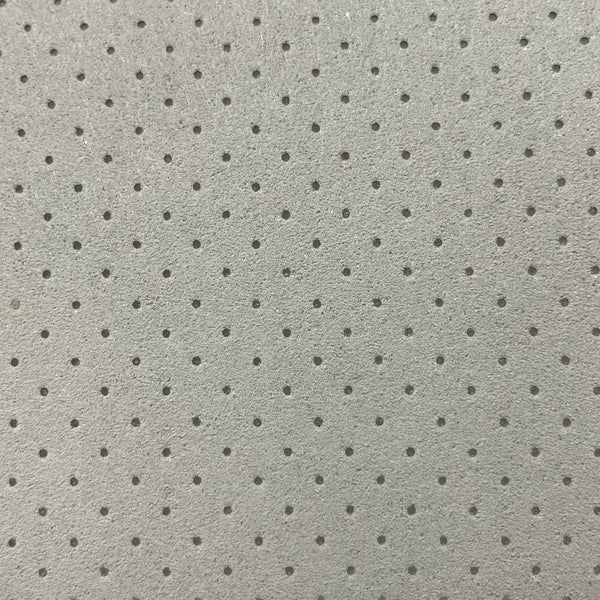 Alcantara Stoff perforiert - Perle