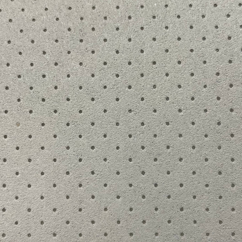Tela Alcantara con espuma perforada - perla