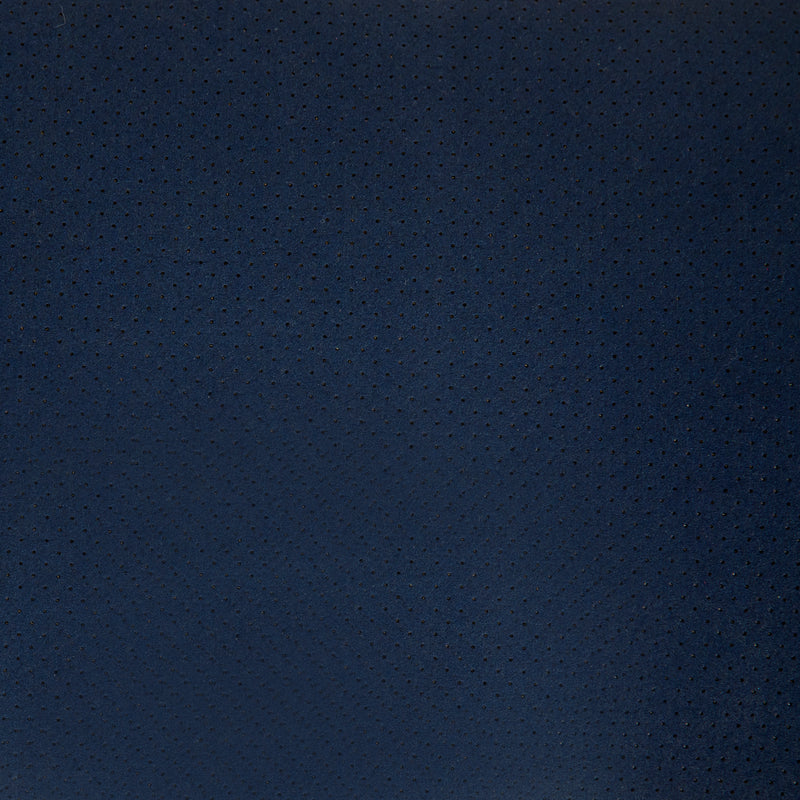 Tissu alcantara perforé - bleu marine