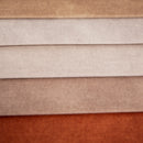 Geometrischer Samtstoff für Polsterung - Big Beige | Ziga