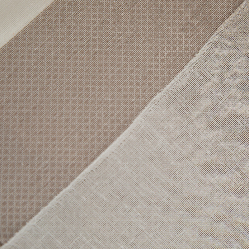 Tecido para cortinas com chumbo - Riscas Amadeus | Bege Claro - Escuro