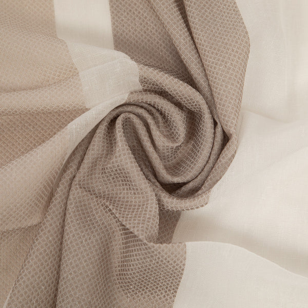 Fabric for lead curtains - Amadeus stripes | Light beige - dark