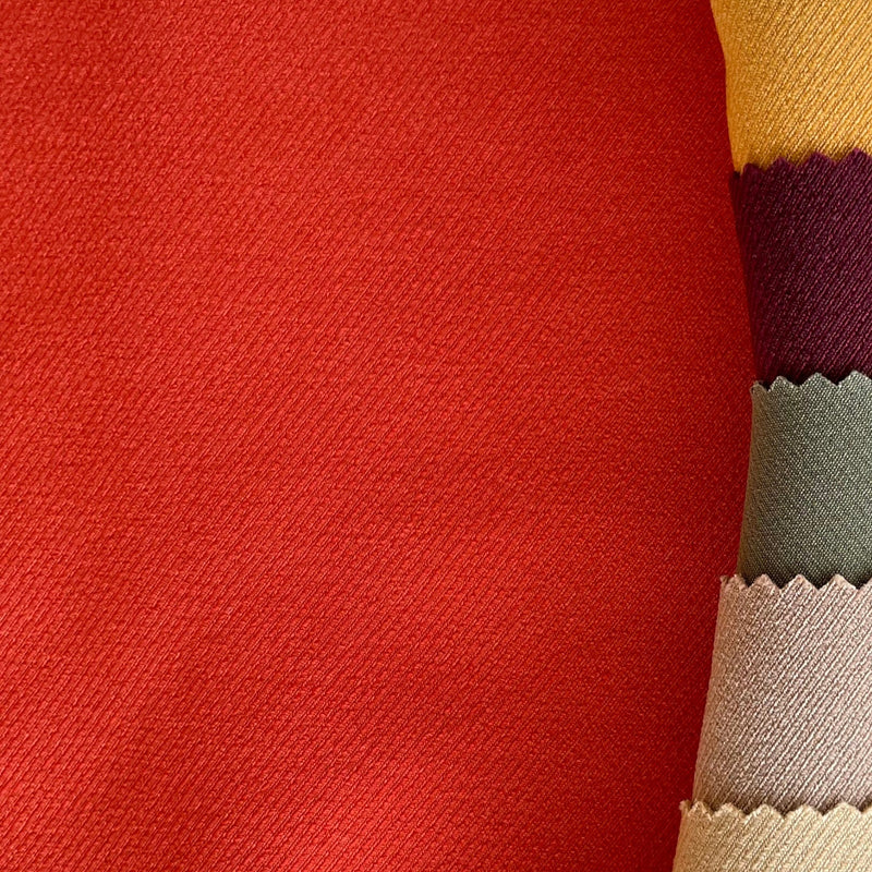 Tissu structuré | Meike - rouge